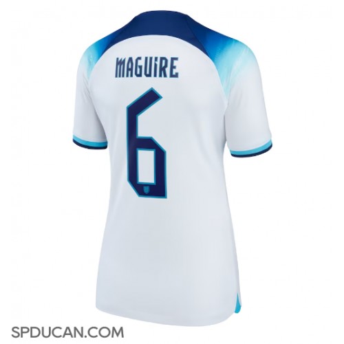 Zenski Nogometni Dres Engleska Harry Maguire #6 Domaci SP 2022 Kratak Rukav